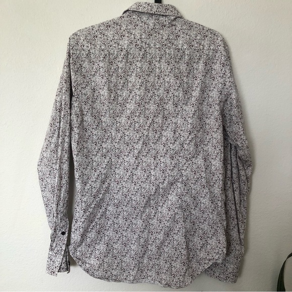 Zara Shirts Zara Man Slim Fit Floral Dress Shirt Poshmark